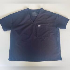 Figs technical collection scrub top XS Black